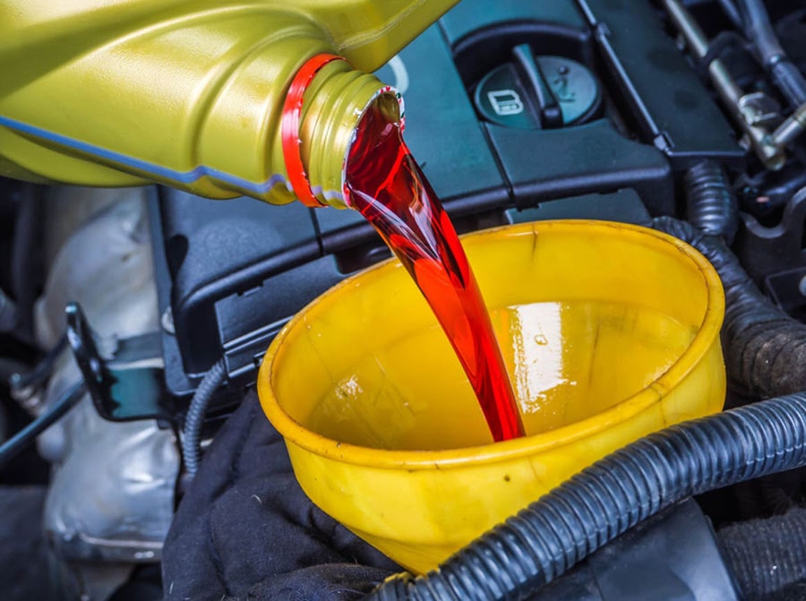 How to know if the gearbox oil is low