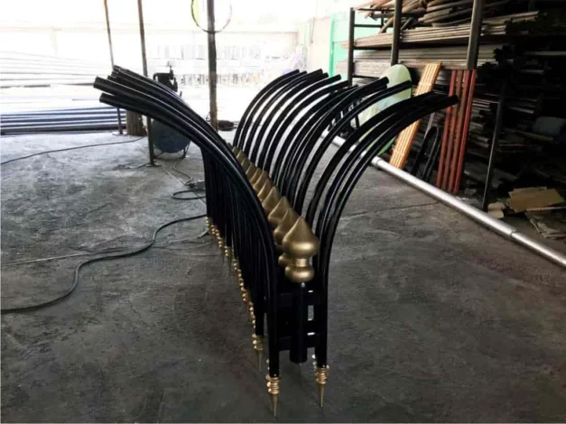 What is the reason for turning the tubular lamp base into a decorative one?