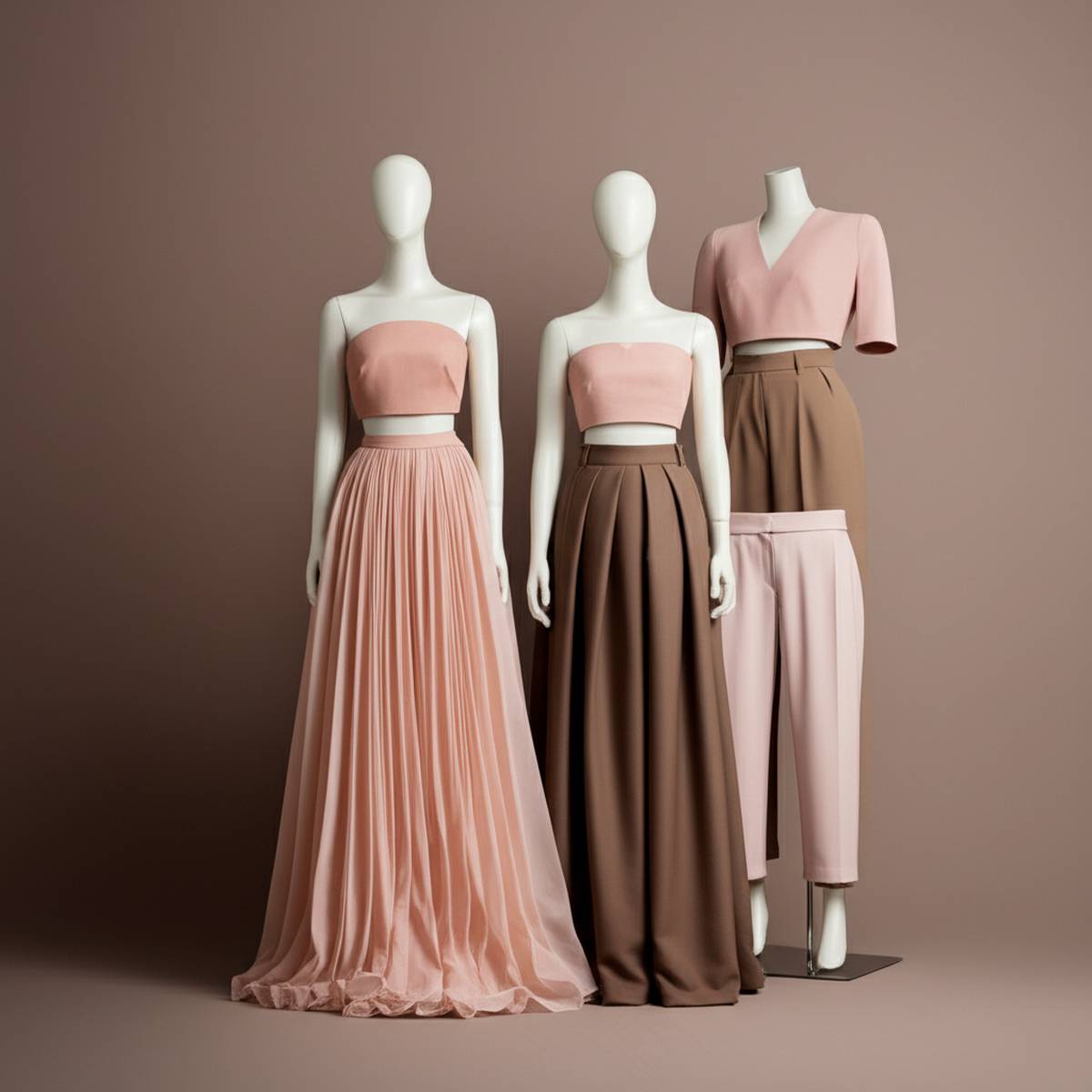 راهنمای ست کردن نیم تنه مجلسی با دامن ماکسی یا شلوار پارچه‌ای